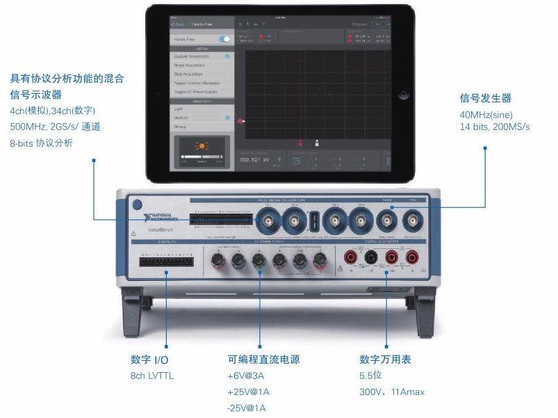 VirtualBench – 多功能一体式仪器